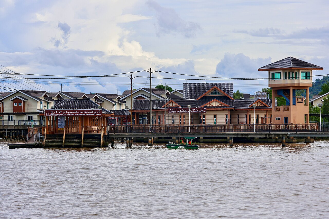 Bandar Seri Begawan waterfront in Brunei