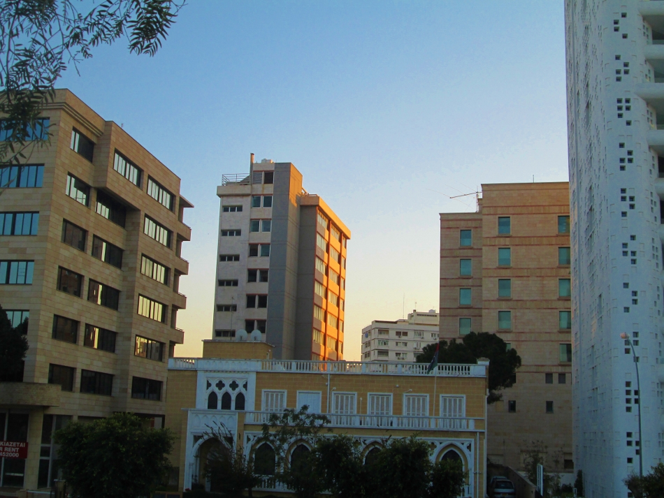 Nicosia skyline in Cyprus