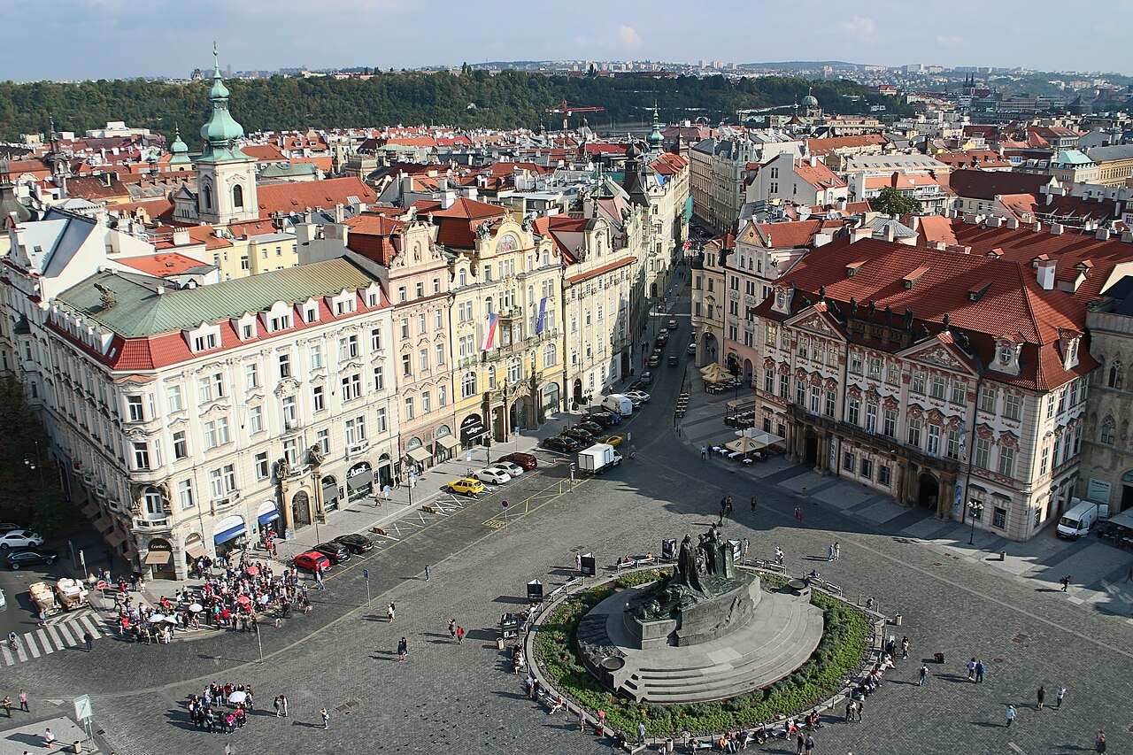 Prague skyline in Czechia