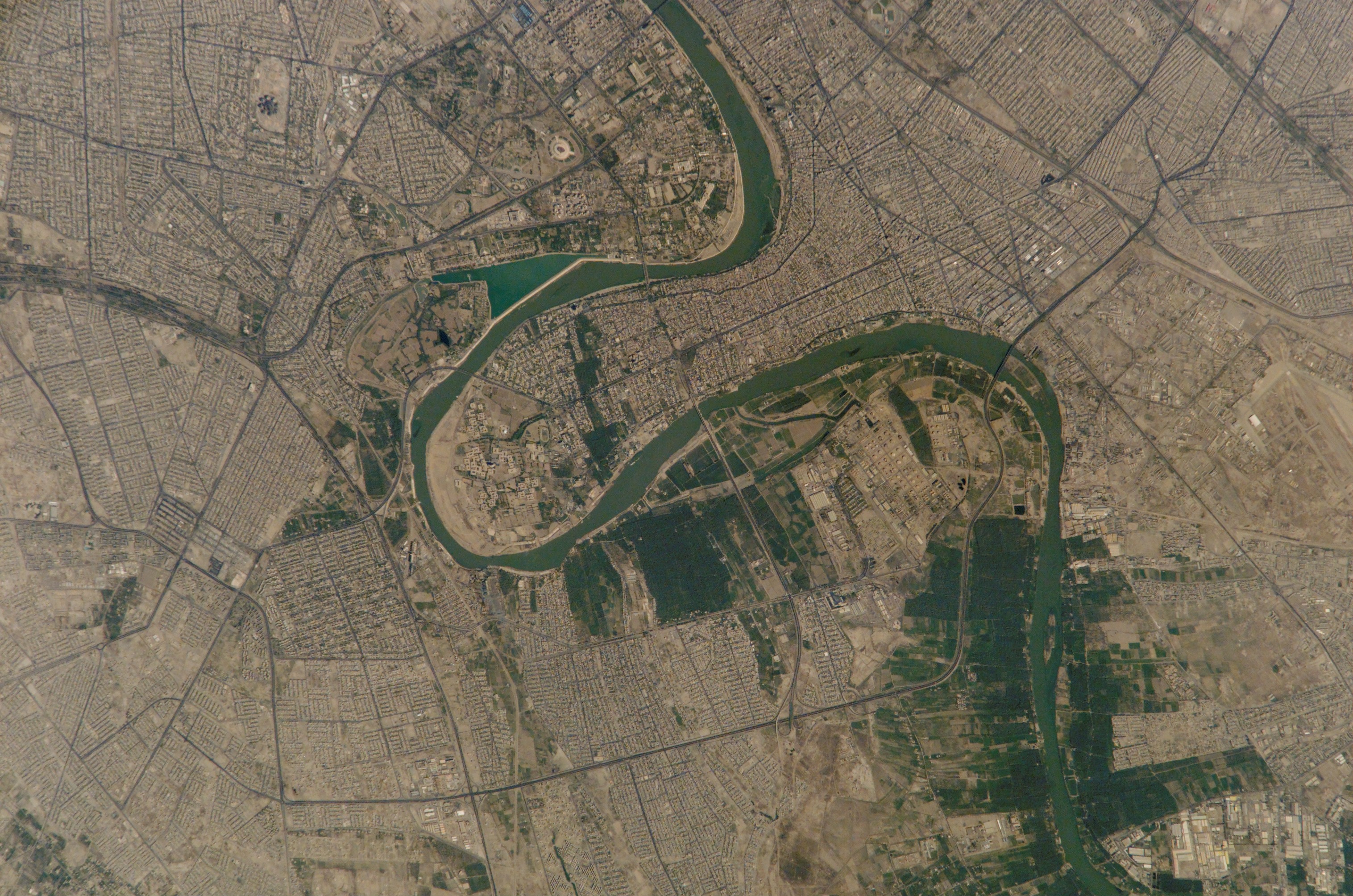 Baghdad skyline in Iraq