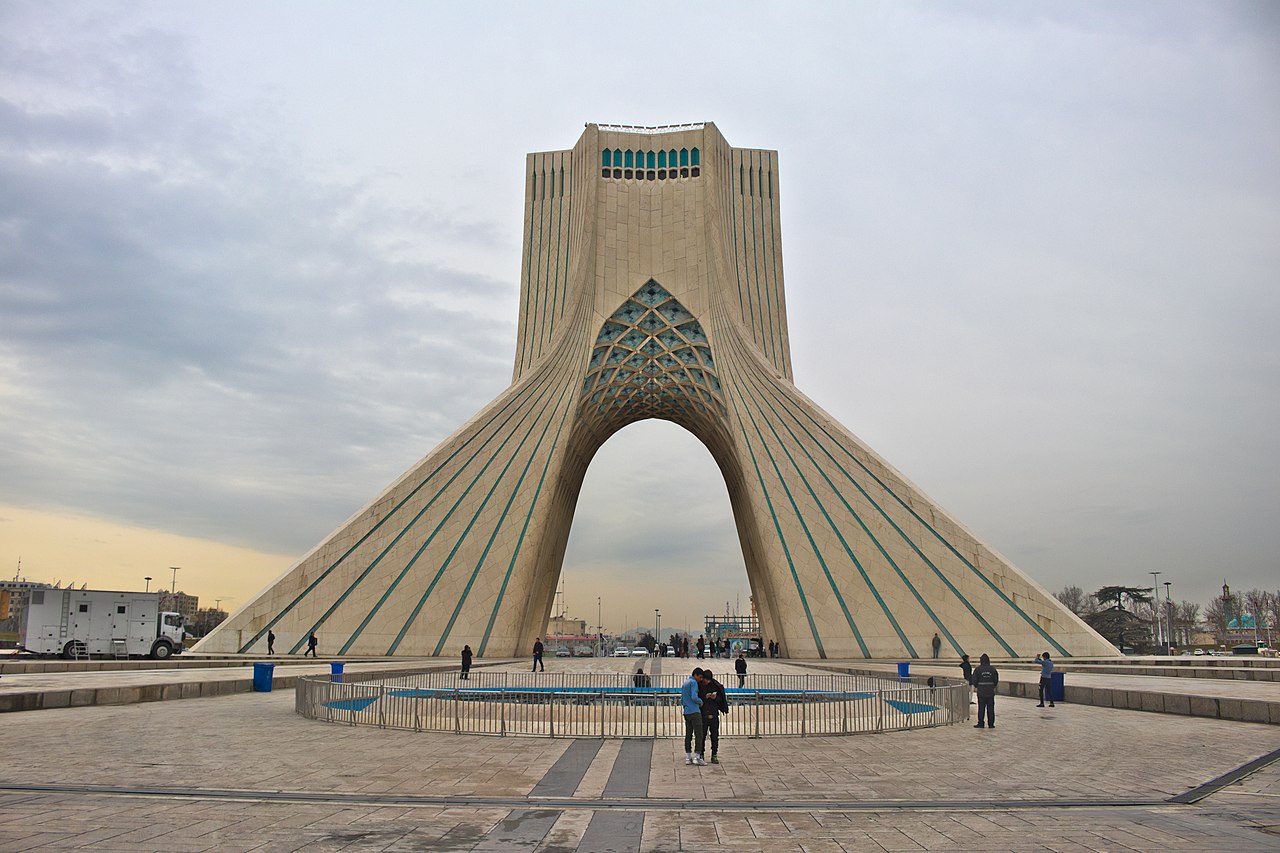 Azadi Tower in Tehran, Iran