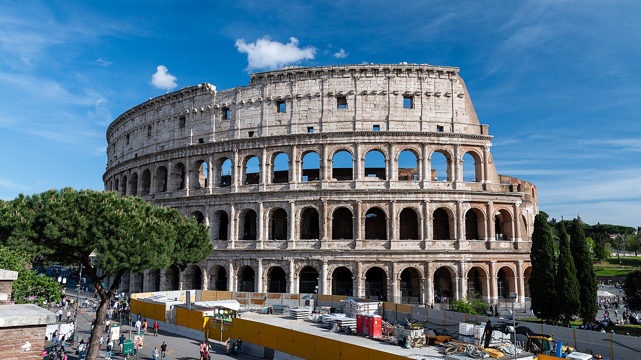The Colosseum in Rome, Italy