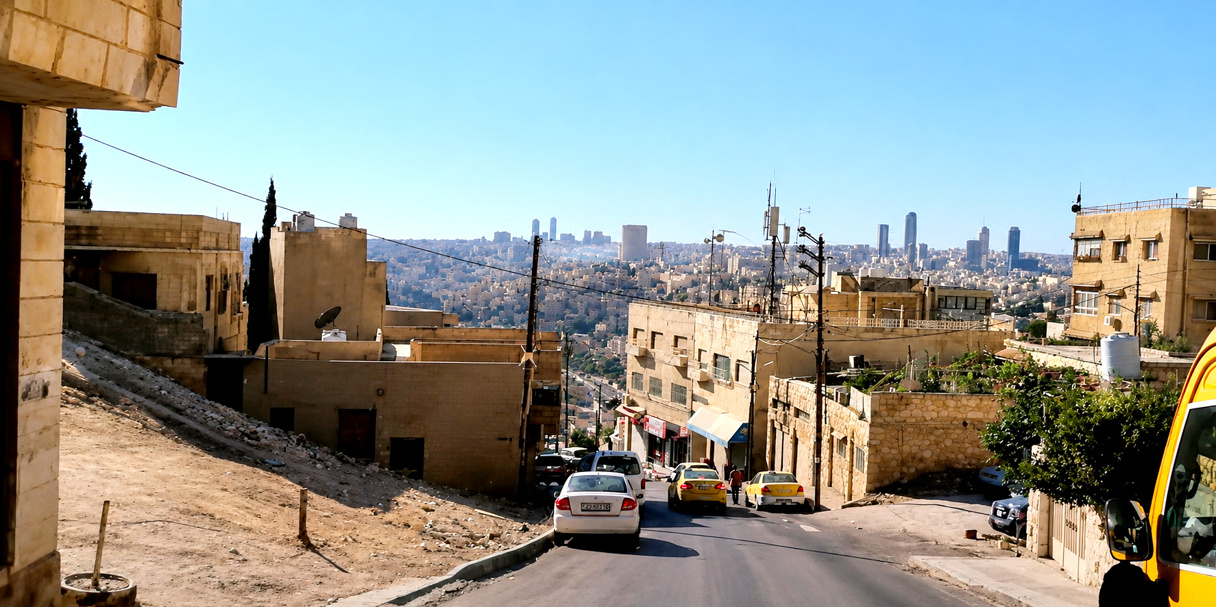 Amman skyline in Jordan