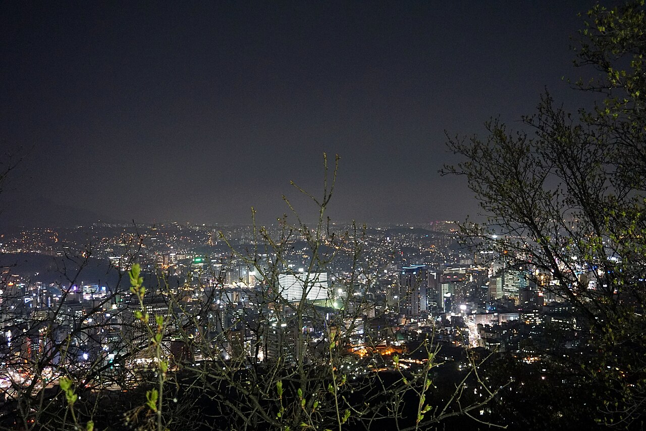 Seoul skyline in South Korea