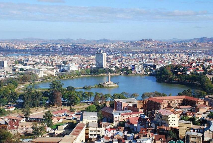 Antananarivo city in Madagascar