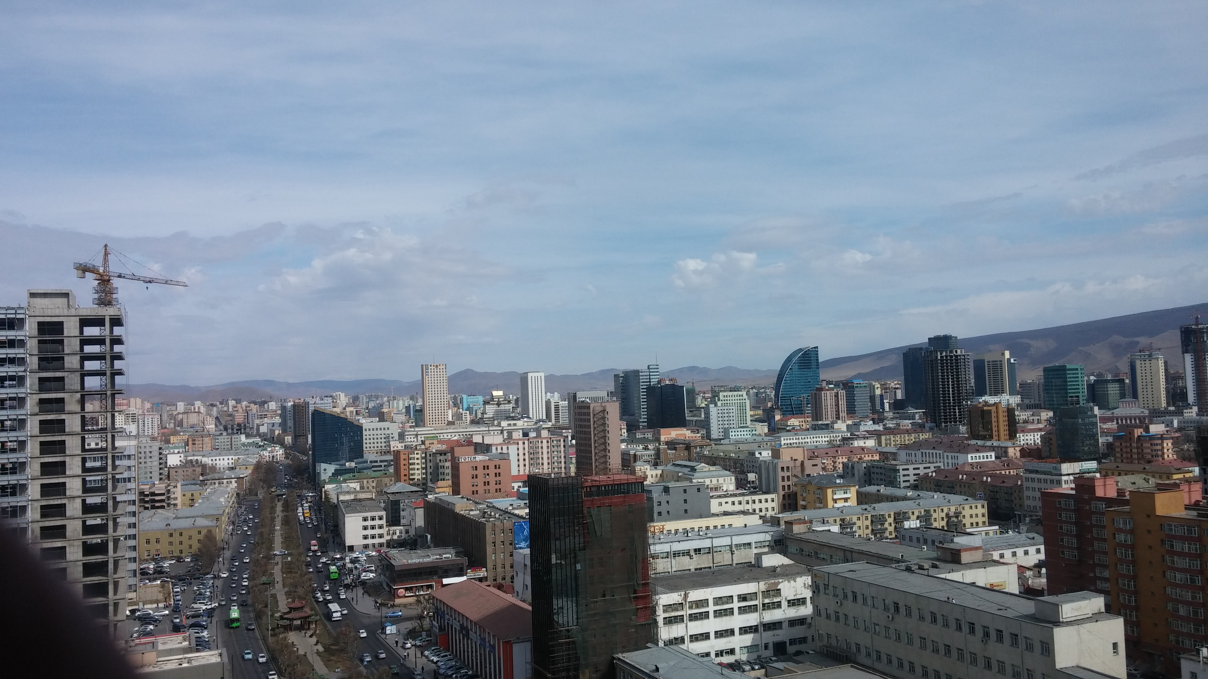 Ulaanbaatar skyline in Mongolia