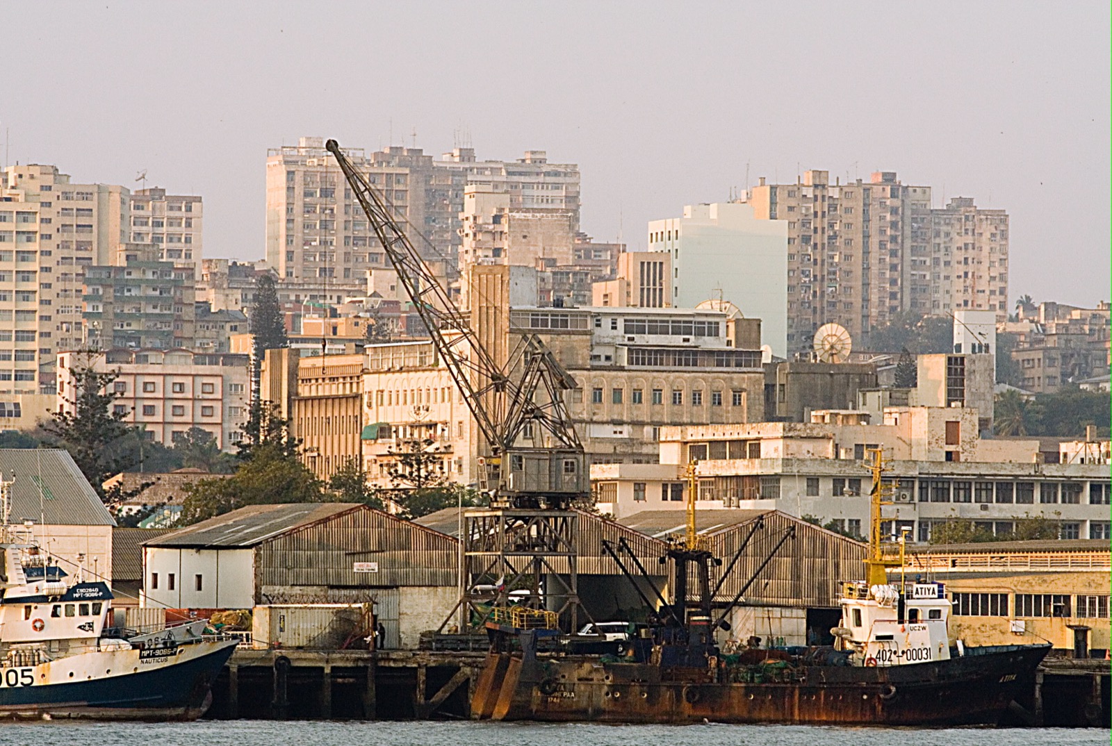 Maputo skyline in Mozambique