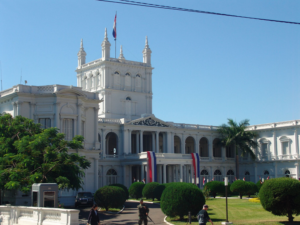 Asuncion city government building in Paraguay