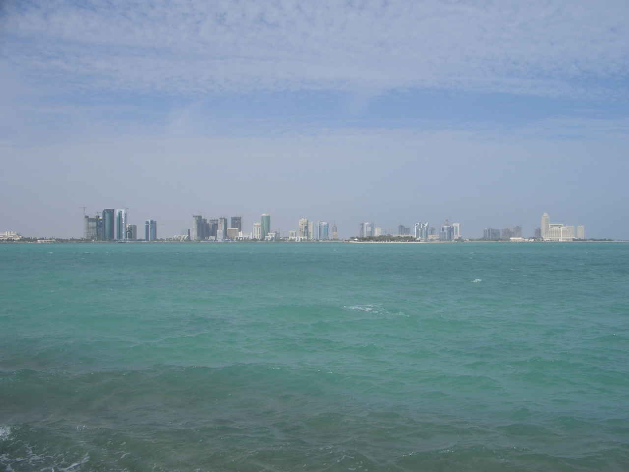 Doha skyline in Qatar
