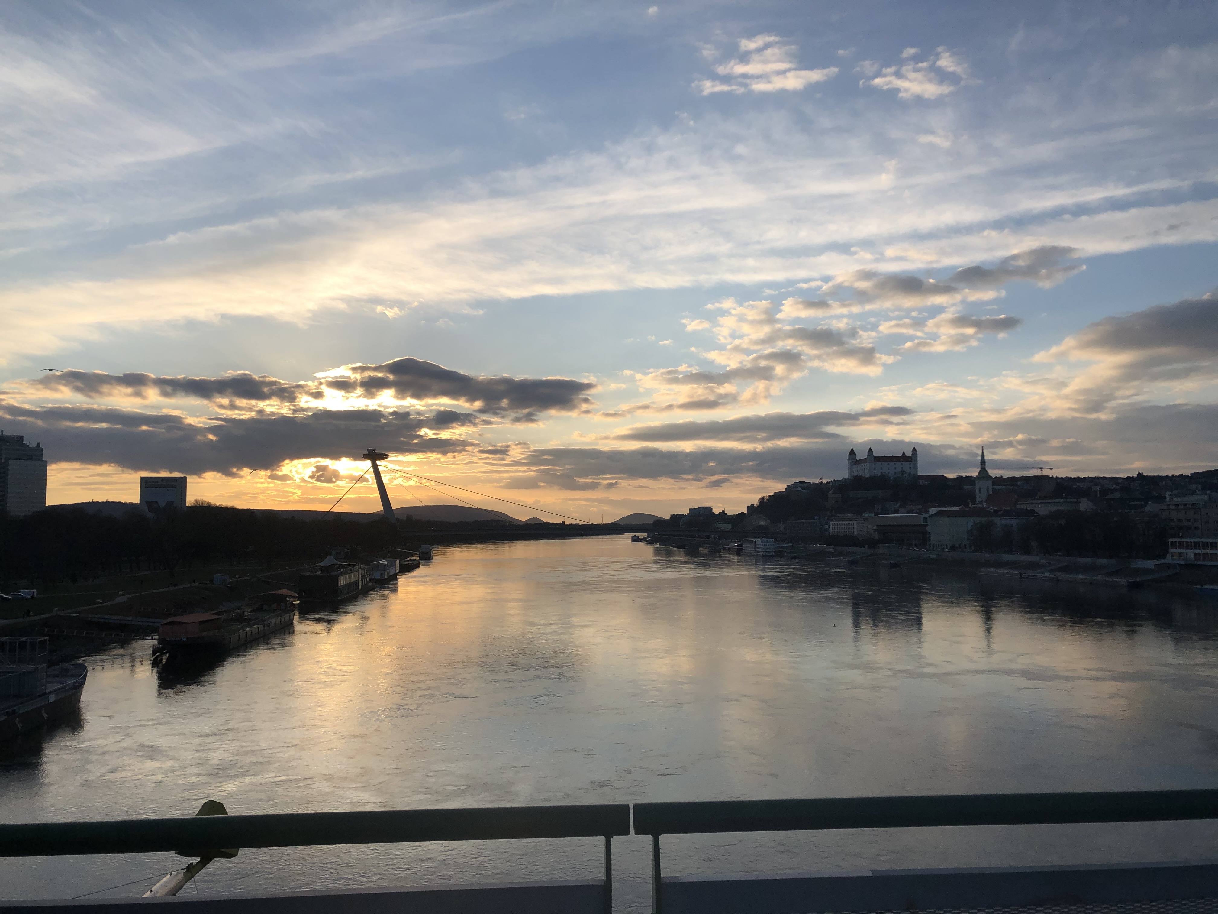 Bratislava skyline in Slovakia