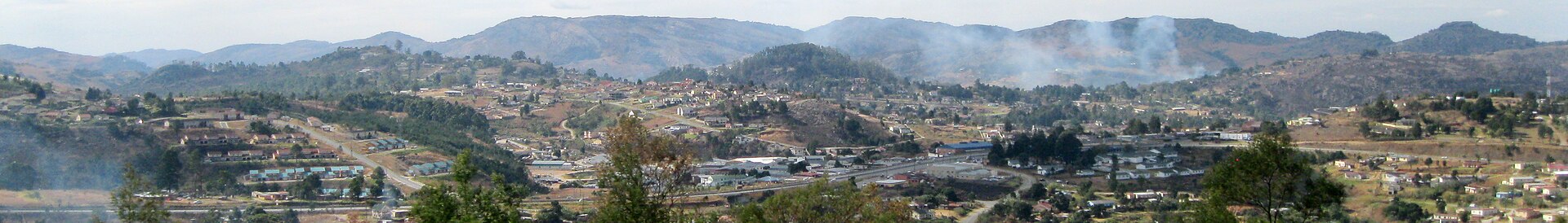 Mbabane city in Eswatini